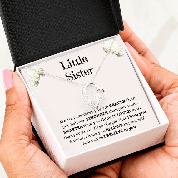 Little sister 2024 necklace from brother