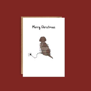 Lagotto Christmas Card | Dog Breed Holiday Greeting Card