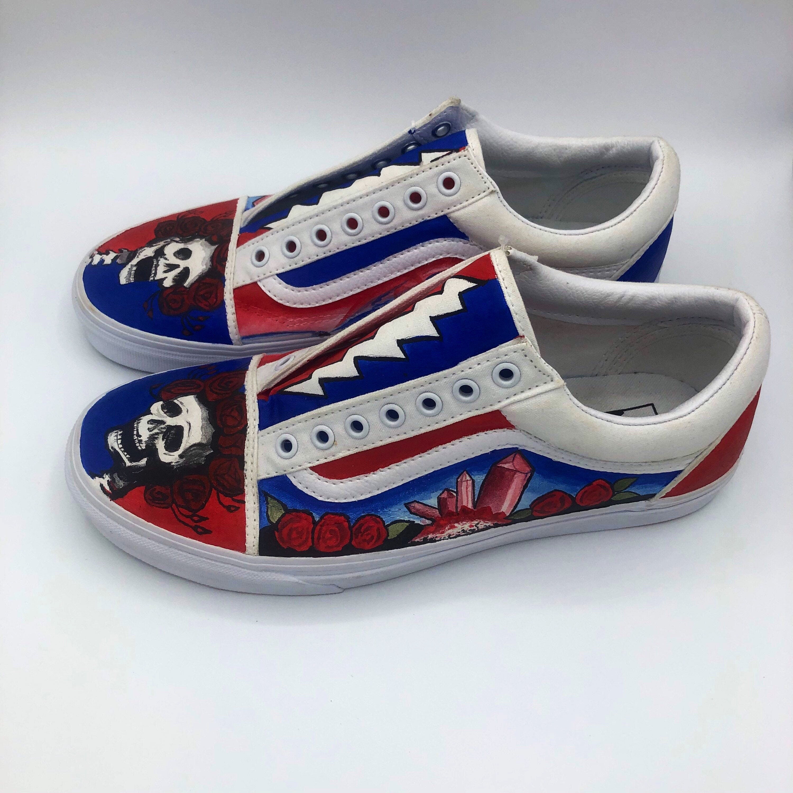 grateful dead custom shoes