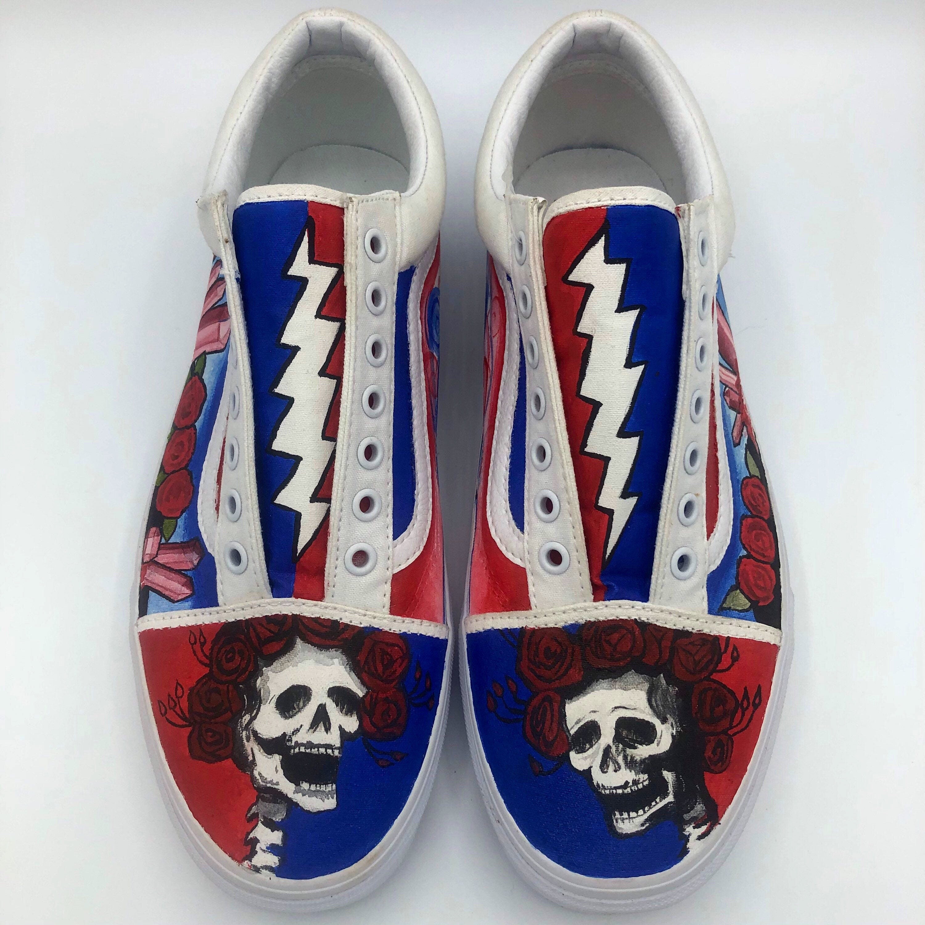 grateful dead custom shoes