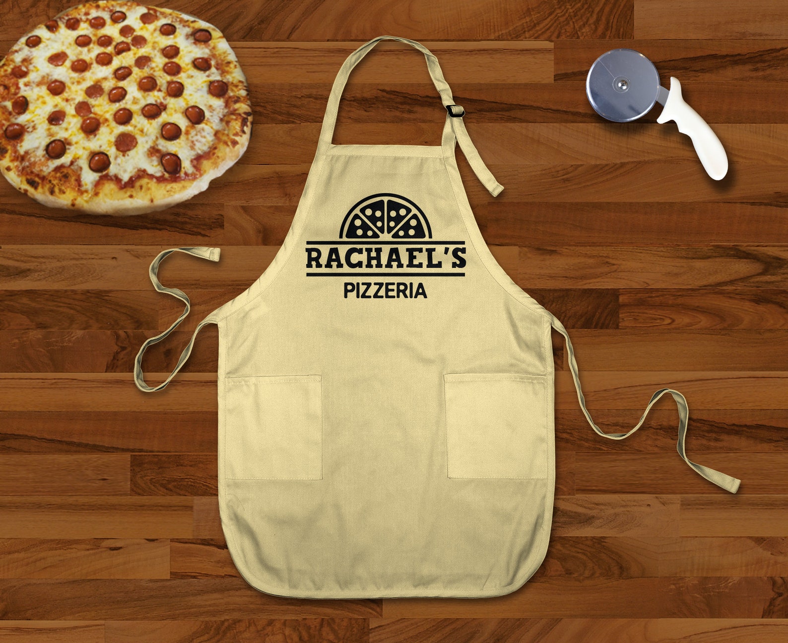 Custom Pizza Apron Personalized Baking Apron With Name Etsy