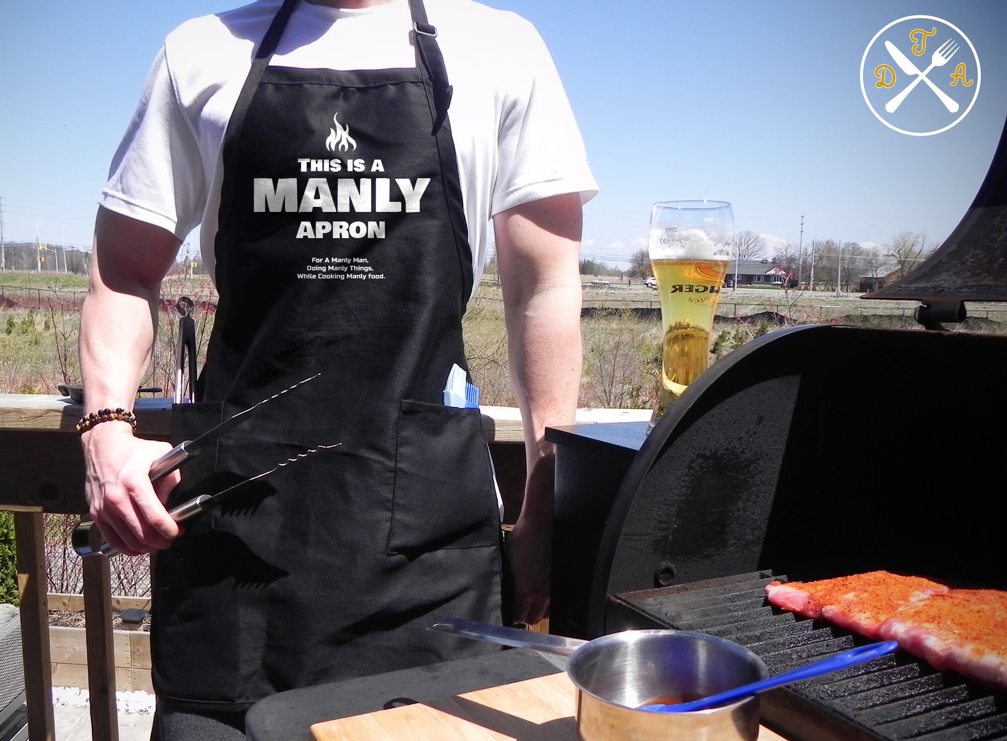 Funny Mens Grilling Apron BBQ Apron for Husband This is A Etsy