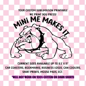 Custom Ready To Press Sublimation Transfers Wholesale Print on Demand Services, Mugs, Tumblers, T-shirts, & More!
