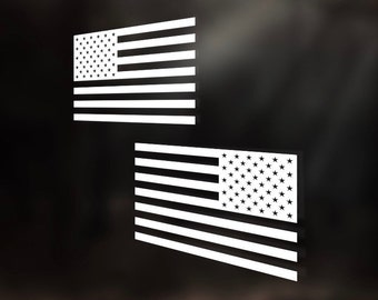 American Flag Decals: Patriotic Car/Truck Vinyl Sticker