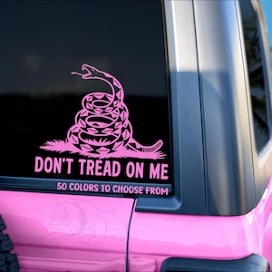 Dont Tread On Me Decal, Gadsden Flag, American Freedom Decal