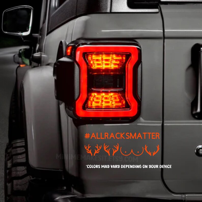Antler All Racks Matter Vinyl Decal: Deer Hunting Car Sticker - Etsy