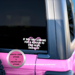If You&#39;re Looking For A Sign Decal - Car Window Decal Sticker, Laptop Decal, Trendy, Feel Good, Cute Decal, Positive Energy, Spread Kindness