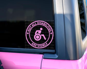 Invisible Disability Awareness Decal