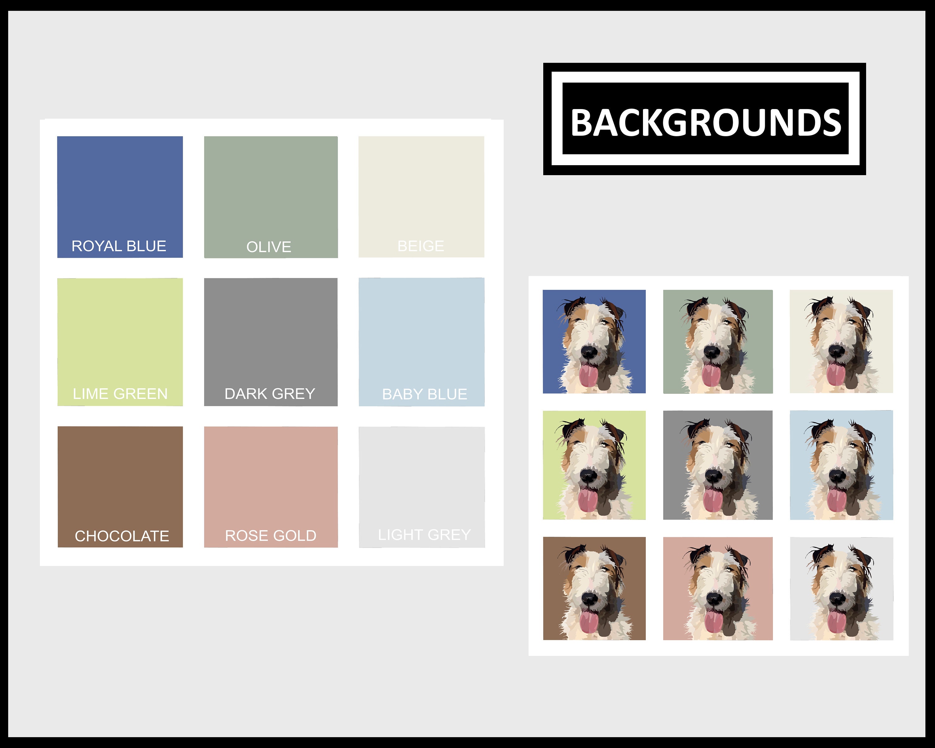 Custom Multi Pet Portrait Illustration Etsy UK