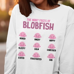 Blobfish Lovers Sweet Animals For Girls SVG, Blobfish Explanation The Many Faces Of Blobfish svg, Blobfish svg, Blobfish girl svg