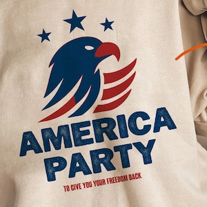 Amerikansk partidesign: Anti-Trump politisk PNG (digital nedladdning)