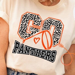 Leopard Go Panthers Svg, Panthers Svg, Football Svg, School Pride, Panthers Go Svg, Panthers Png, Silhouette Cut File, School Team svg