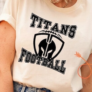 Titans football svg/png+ Numbers, Titan football, Titans svg, Titans football png, Titans school spirit, Titans mom png, Titans mascot