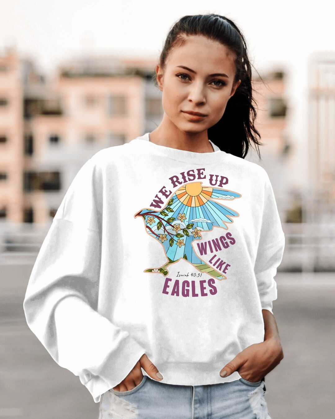 We Rise up Wings Like Eagles Svg Png Verse Png/svg Love Like Etsy