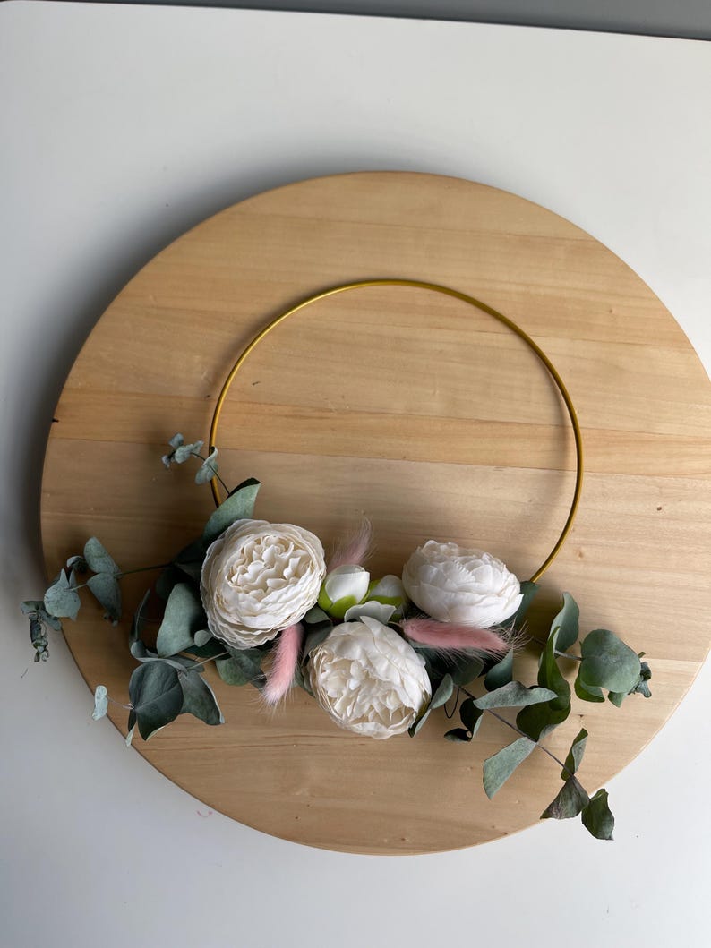 Wedding Floral Ring , Wedding Floral Circle, Pew End , Wedding Pew End