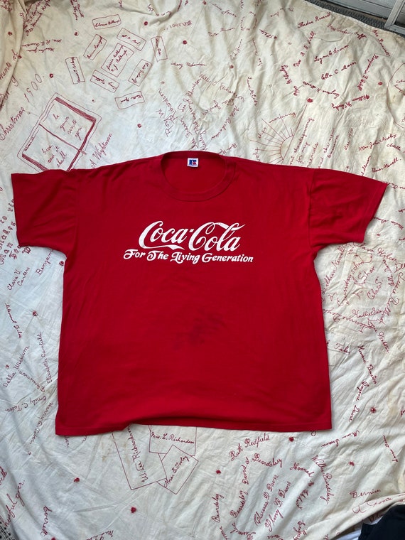 80s Coca Cola Coach T-shirt
