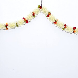 Bella cono forma porta set Toran artificiale calendula ghirlanda fiori fatti a mano ghirlande decorazione per la casa decorazione del matrimonio parete appesa indiana