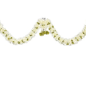 Bella Jasminum Porta Set Toran Calendula Artificiale Ghirlanda Fiori Fatti a mano Ghirlande Decorazione Per la Casa Decorazione Per matrimoni Decorazione Murale Indiano