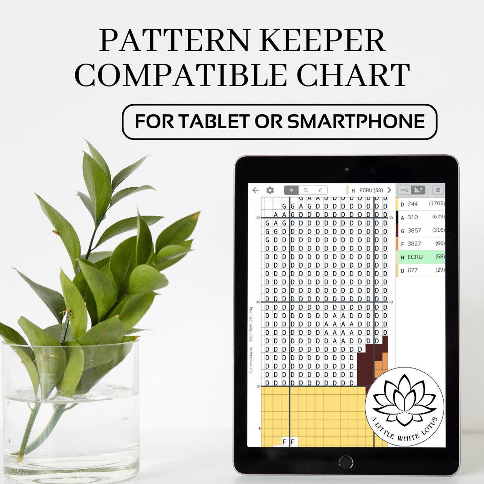 Pattern Keeper Chart Saturn V Rocket - Cross Stitch PATTERN - Digital Download - Compatible ...