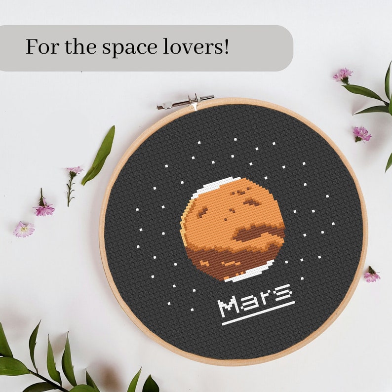 Mars - Cross Stitch PATTERN - Digital Download - Compatible With ...