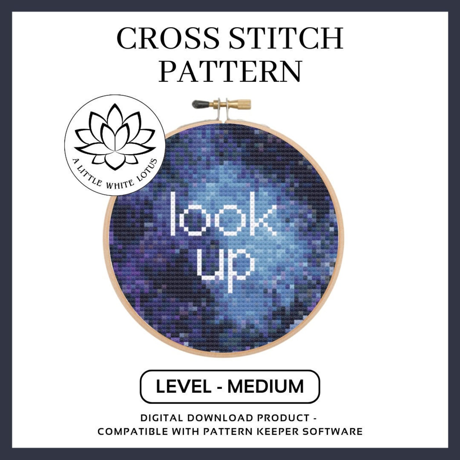 Look up Galaxy - Cross Stitch PATTERN - Digital Download - Compatible ...