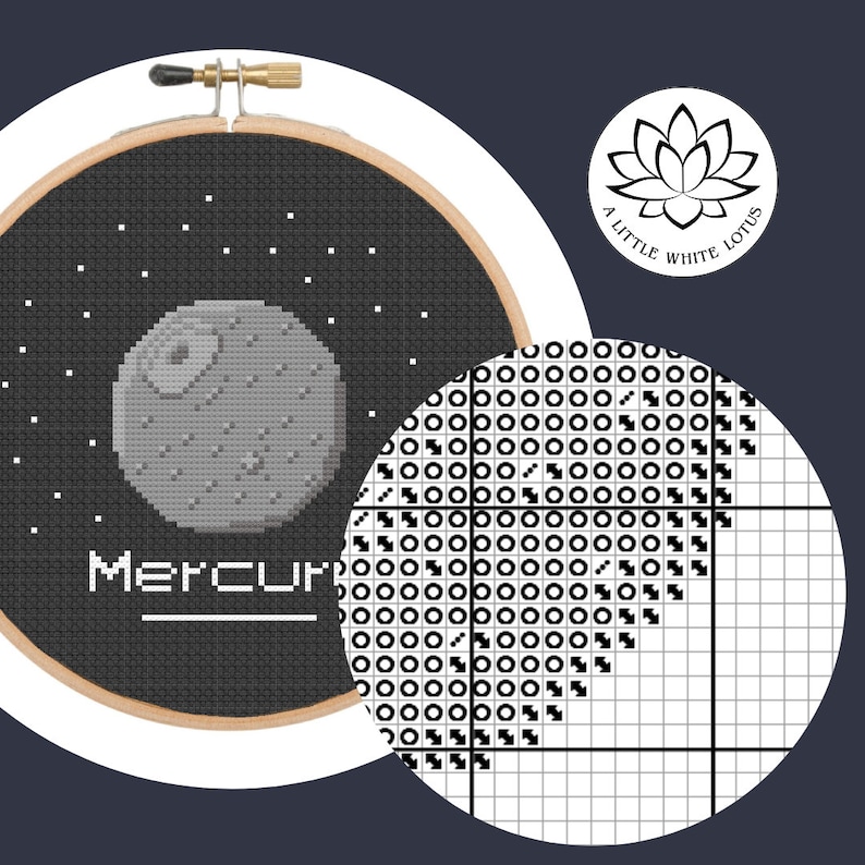 Mercury - Cross Stitch PATTERN - Digital Download - Compatible With ...
