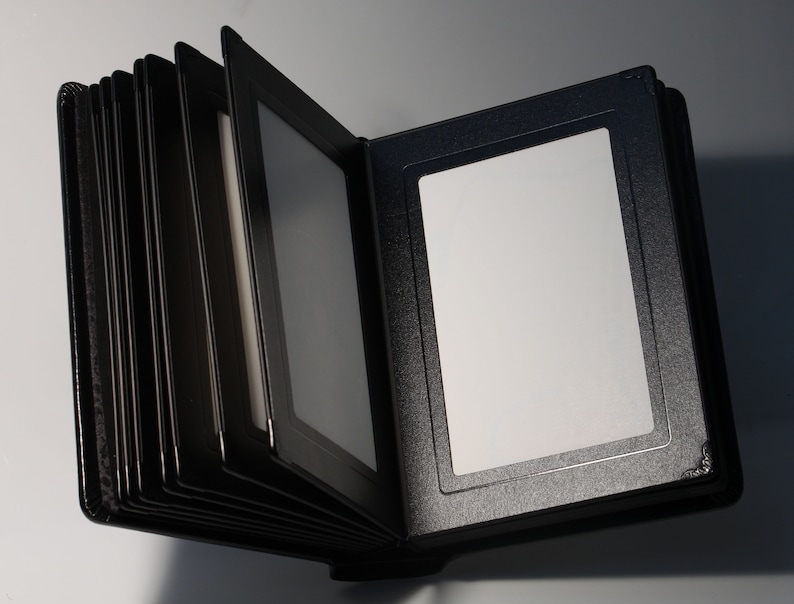 Professional 4X6 Black Book Bound Wedding/parent Photo Album 24 Photos