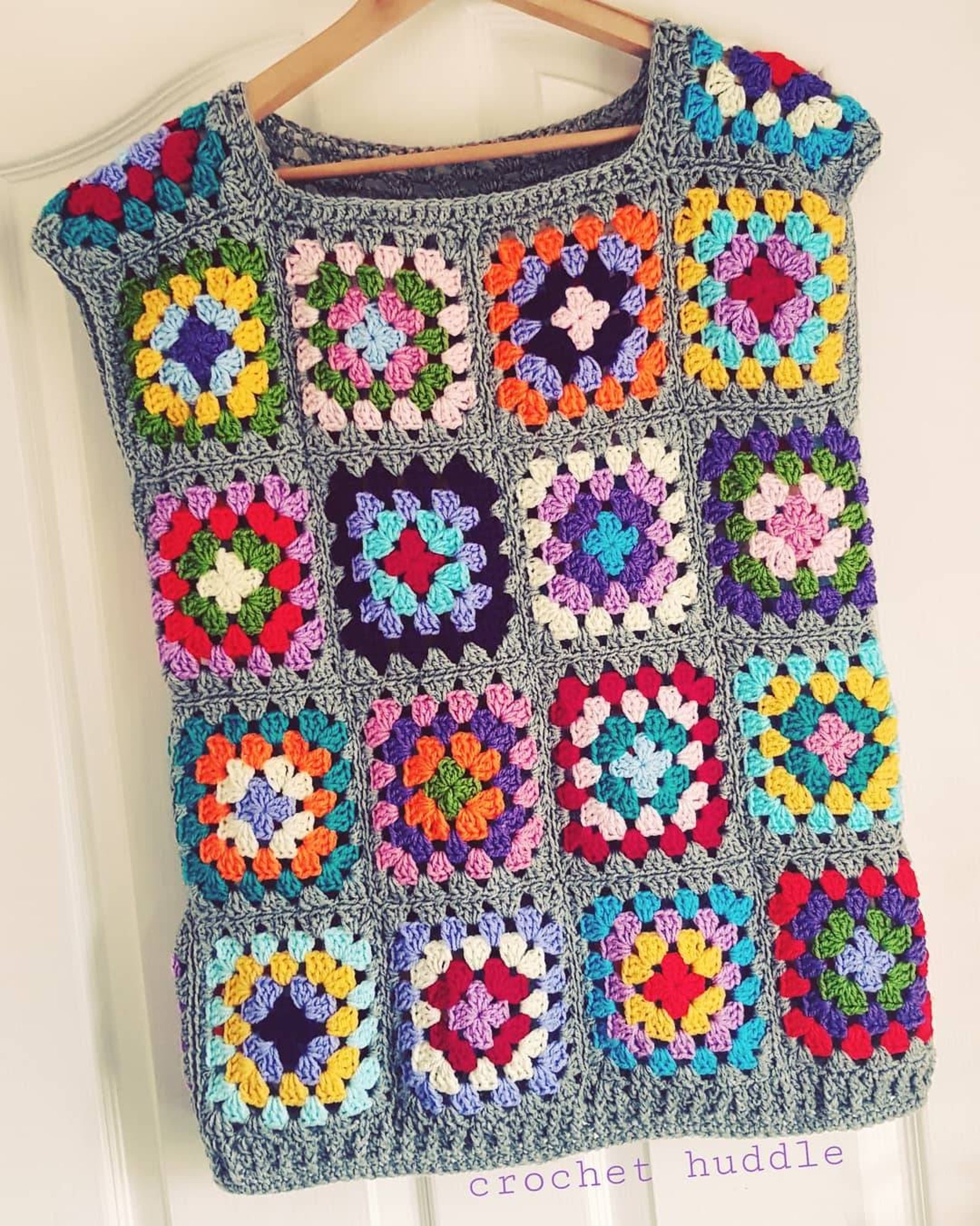 Granny square pullover | Etsy