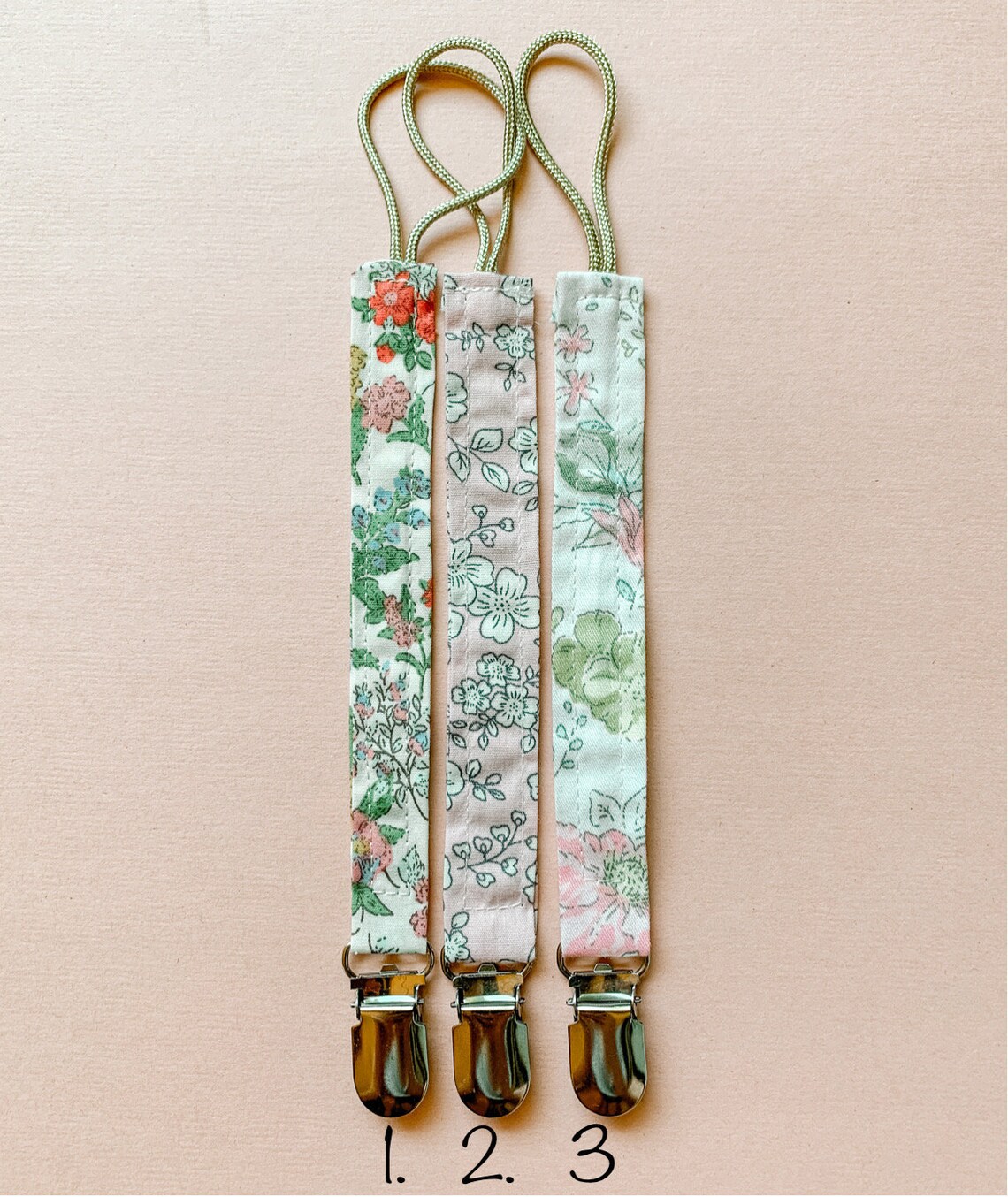 Pacifier clip cotton bibs pacifier clip newborn baby Etsy