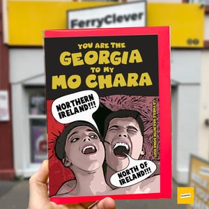 Cartão de Dia dos Namorados Kneecap | Cartão de Dia dos Namorados do Rapper Irlandês | Cartão de Saudação do Filme Kneecap | Cartão Kneecap