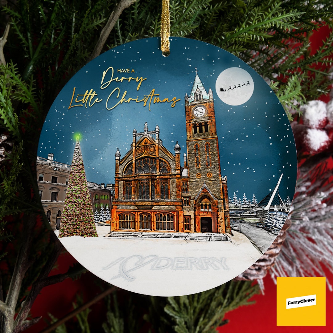 Derry Christmas Tree Decoration Guildhall Christmas Etsy