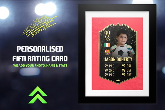 Personalised FIFA 20 Ultimate Team Card FUT Poster - Custom FUT Print —  CEED Design