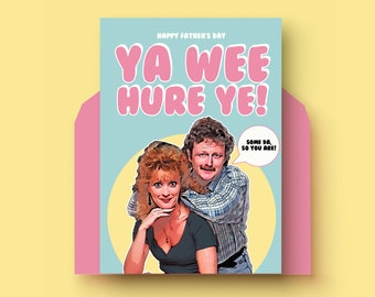 Coronation Street  Irish Humour Father's Day Greetings Card | Irish Father's Day Father's Day Card