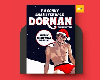 Jamie Dornan Christmas Card | Derry Phrase Christmas Card | Funny Irish Christmas Card
