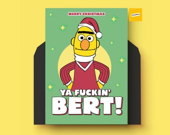 Bert Christmas Card | Derry Phrase Christmas Card | Funny Irish Christmas Card