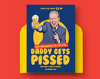 Jullien ITV Irish Humour Father's Day Greetings Card | Irish Father's Day Father's Day Card