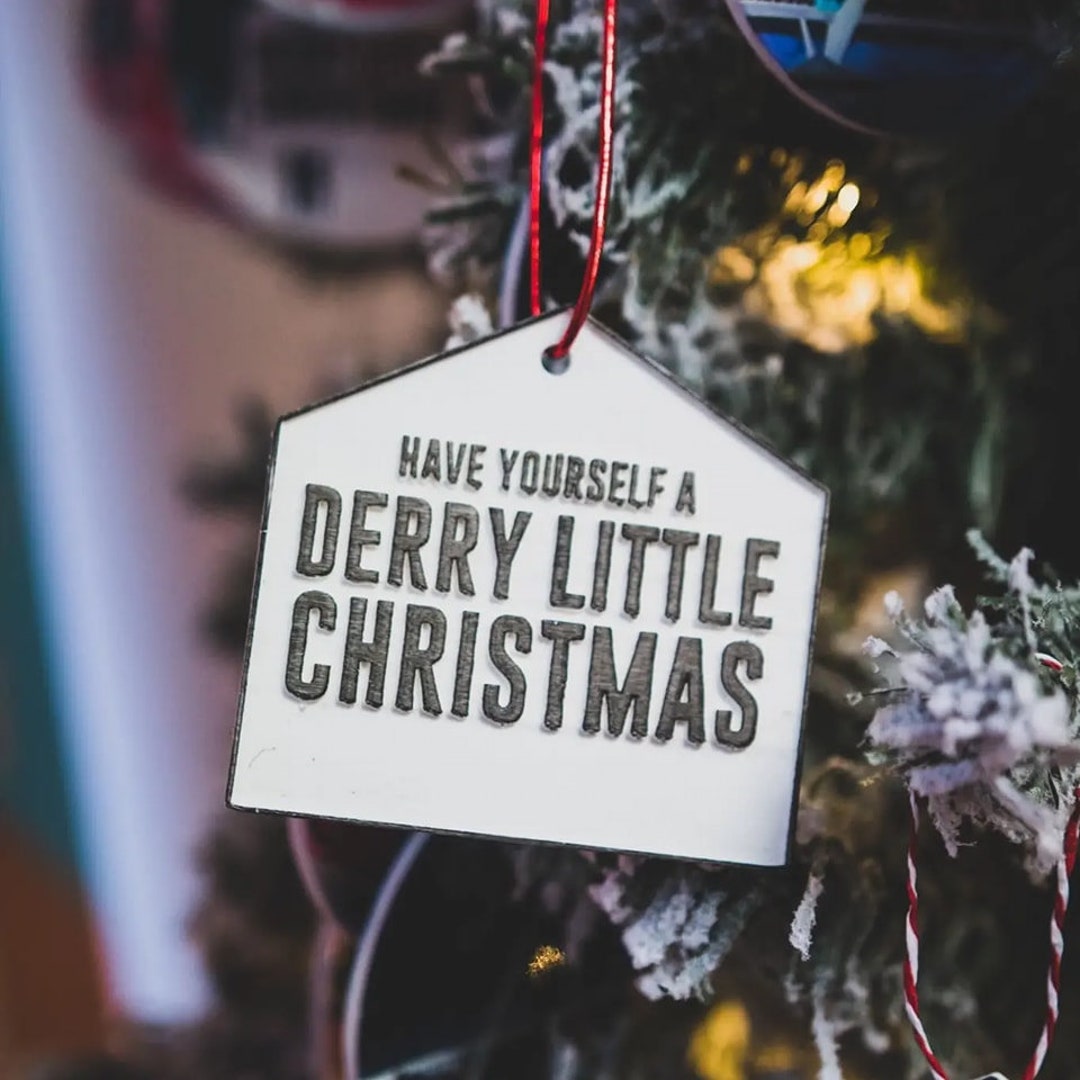 Derry Little Christmas Christmas Tree Decoration Derry City Etsy