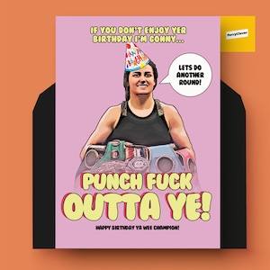 Tarjeta de cumpleaños de Katie Taylor / Tarjeta de cumpleaños irlandesa divertida / Tarjeta de cumpleaños de boxeo