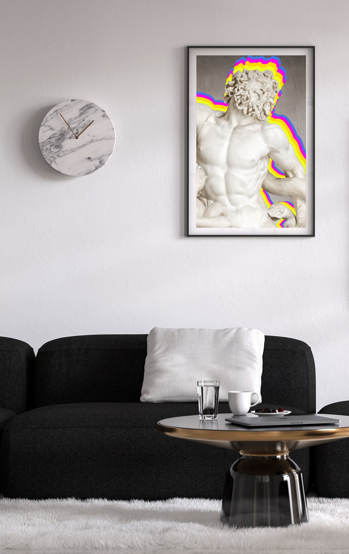 Laocoon and His Sons Ancient Sculpture Details Retro | Etsy