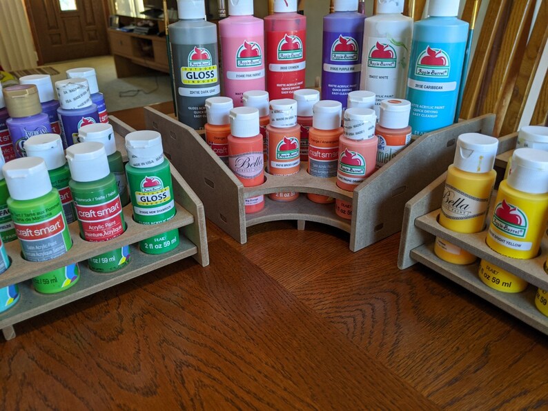 Craft Paint Storage Caddy Etsy