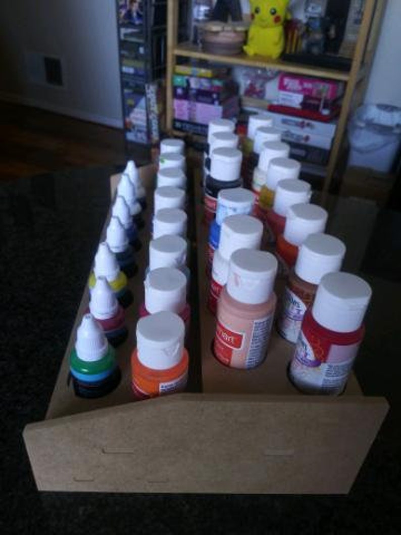 Craft Paint Storage Caddy Etsy
