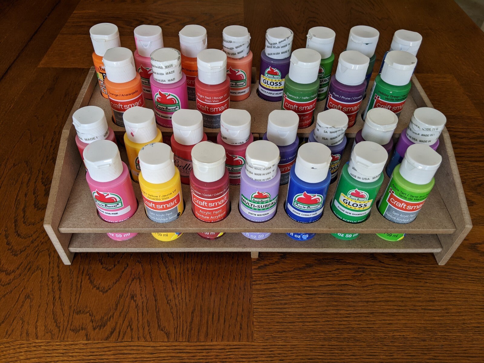 Craft Paint Storage Caddy Etsy