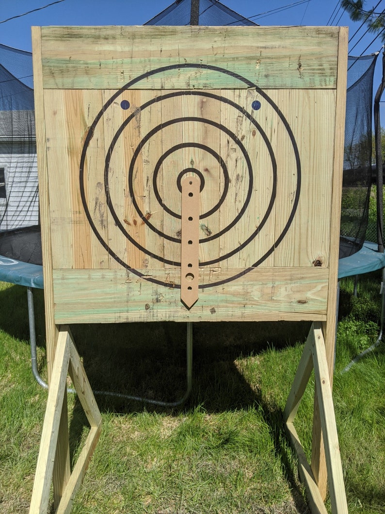 Axe Throwing Board Stencil Etsy