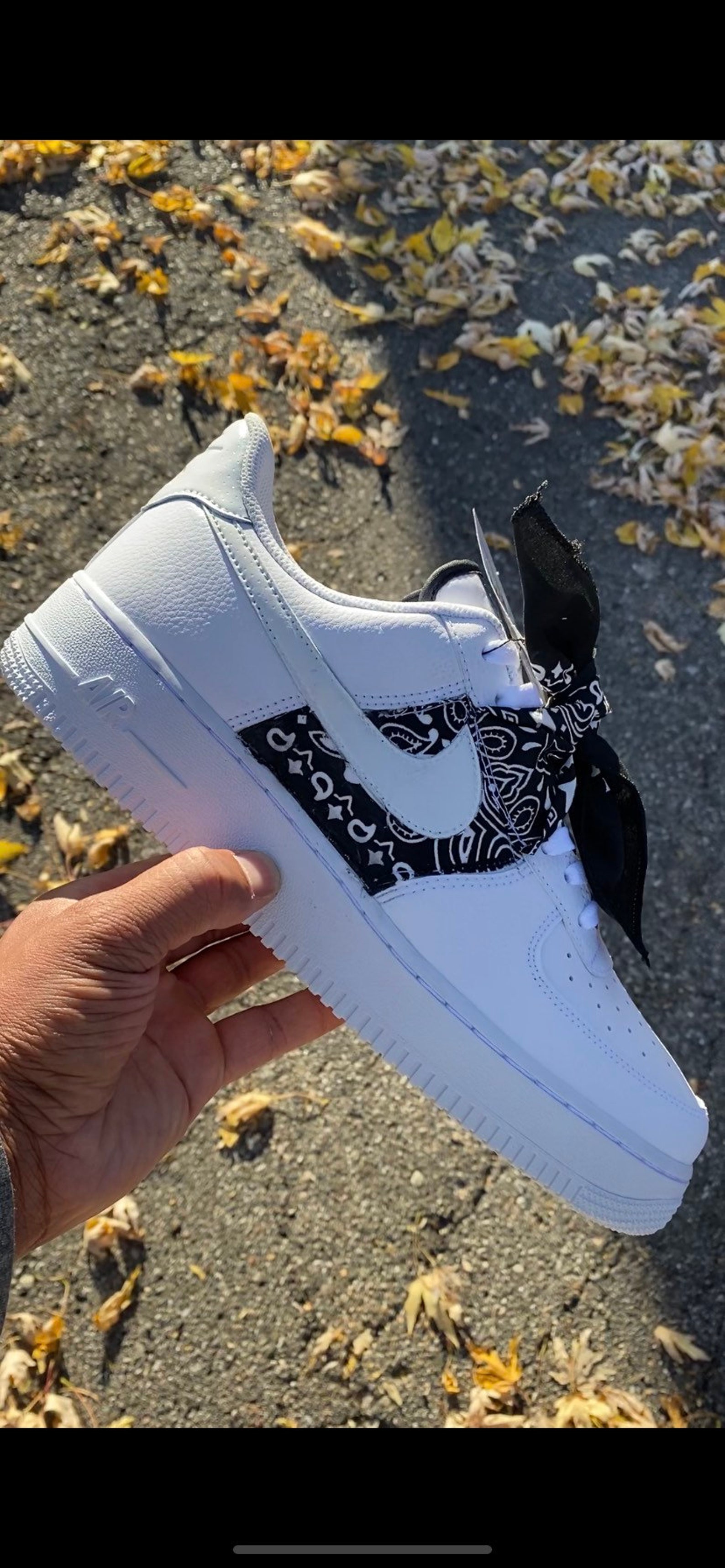 bandana on air force 1