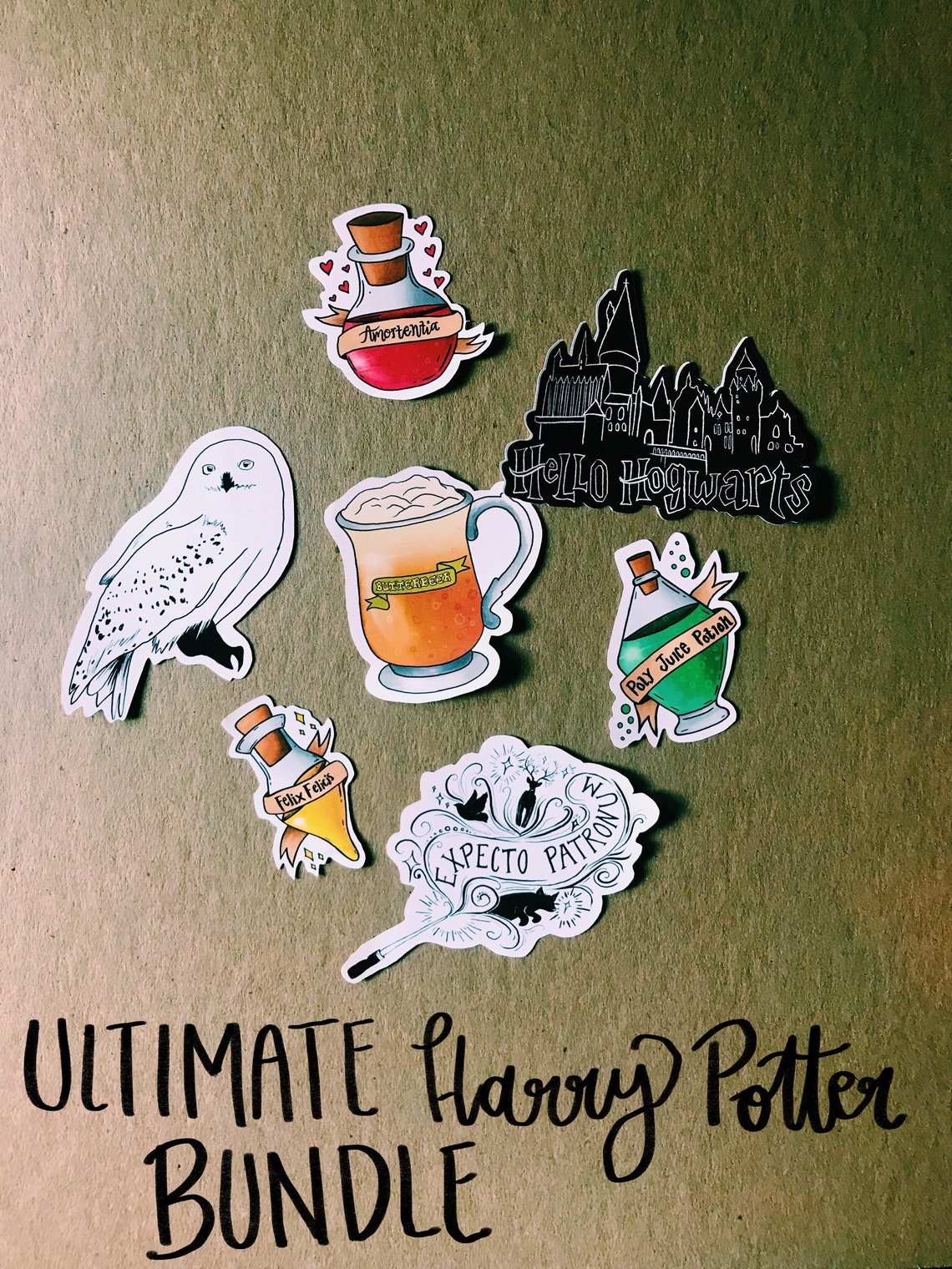 Harry Potter Sticker Bundles Etsy