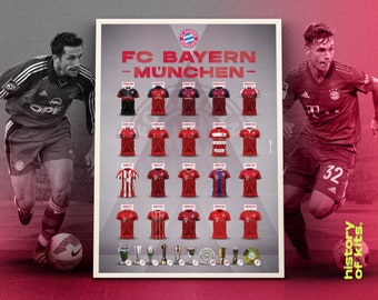 Bayern Soccer Jersey Etsy