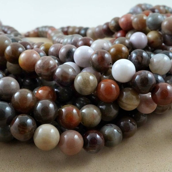 Petrified Wood Beads Etsy