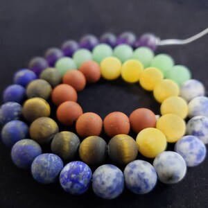 Matte Chakra Beads -  Australia