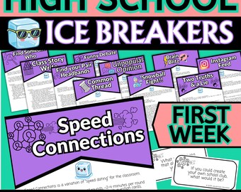 Middle & High School Ice Breakers Bundle | Back to School 11 Activities