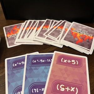 Factoring Fury-factoring quadratic equations-math games-high school math-algebra